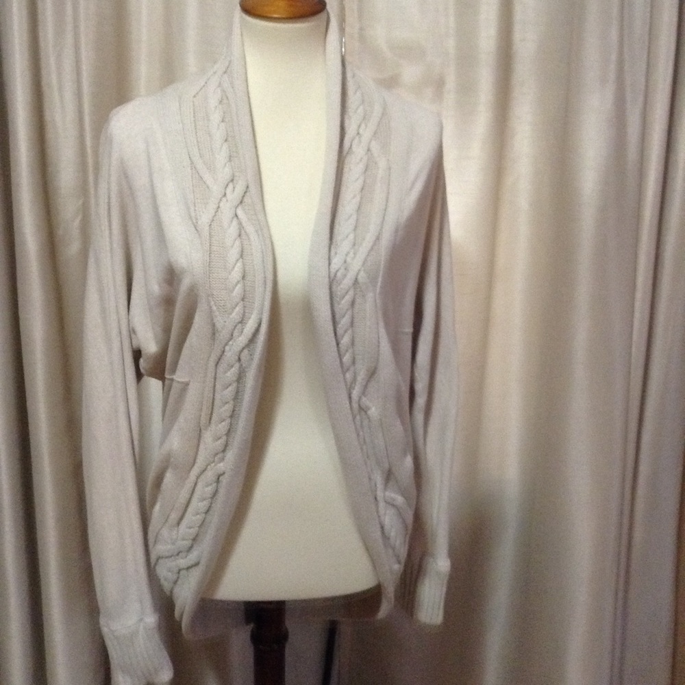 Aeropostale Heather Cream cardigan